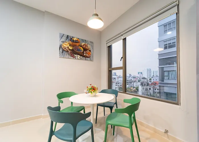 Blue Haven Studio - Free Pool In D7 Sunrise City View - Hana Apartment
